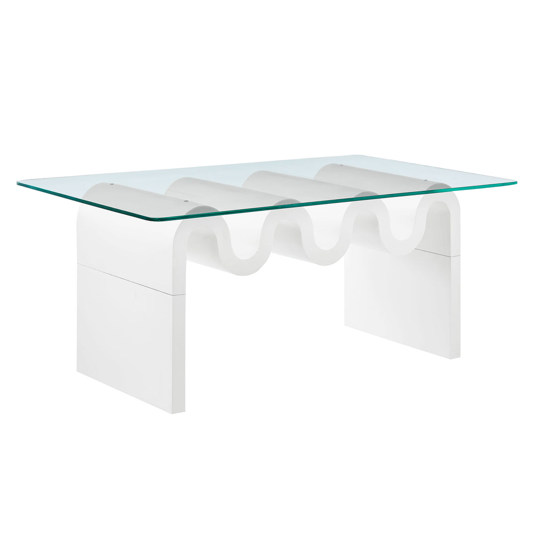 Odessa Glass Top Coffee Table