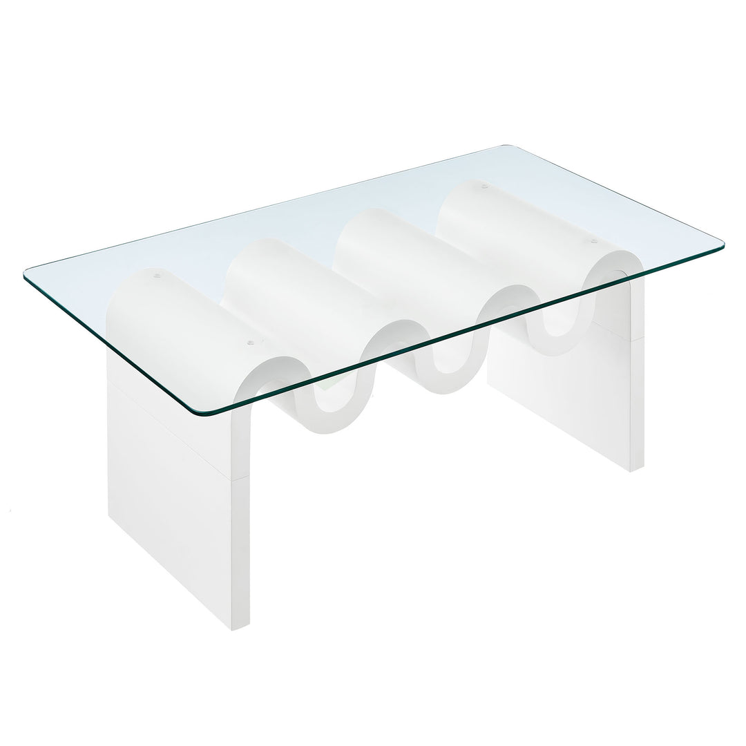 Odessa Glass Top Coffee Table