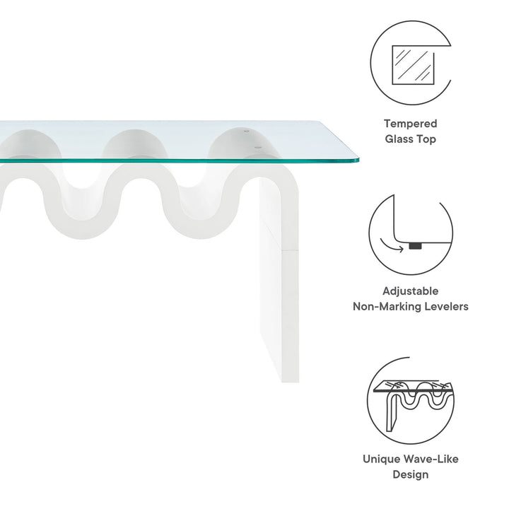 Odessa Glass Top Coffee Table