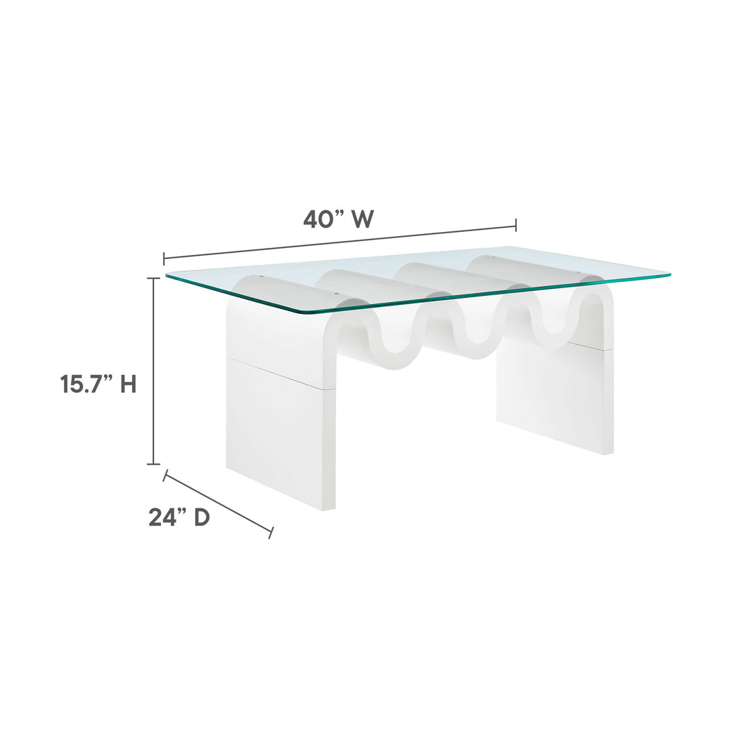 Odessa Glass Top Coffee Table