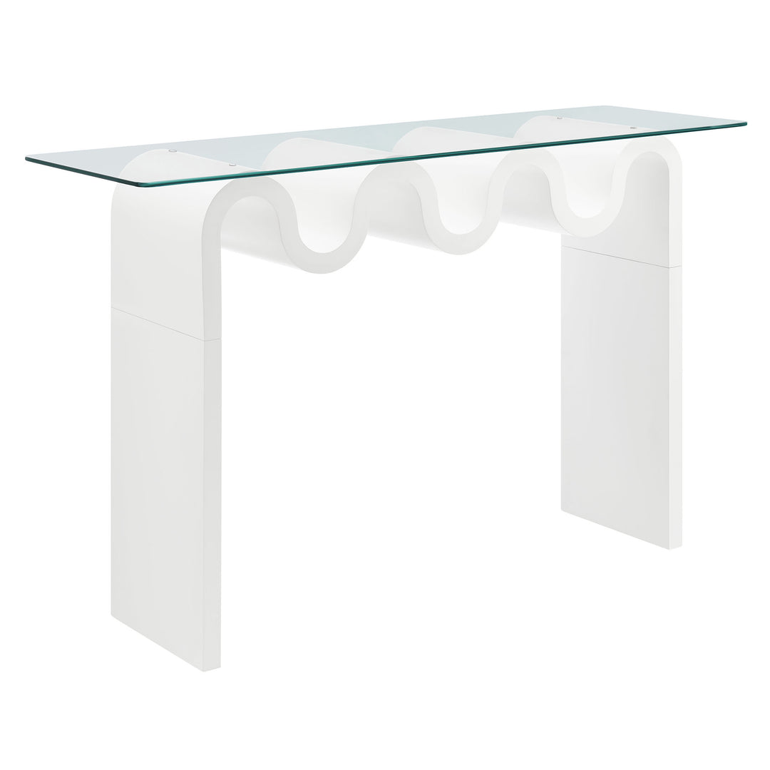 Odyssey Glass Top 50" Console Table