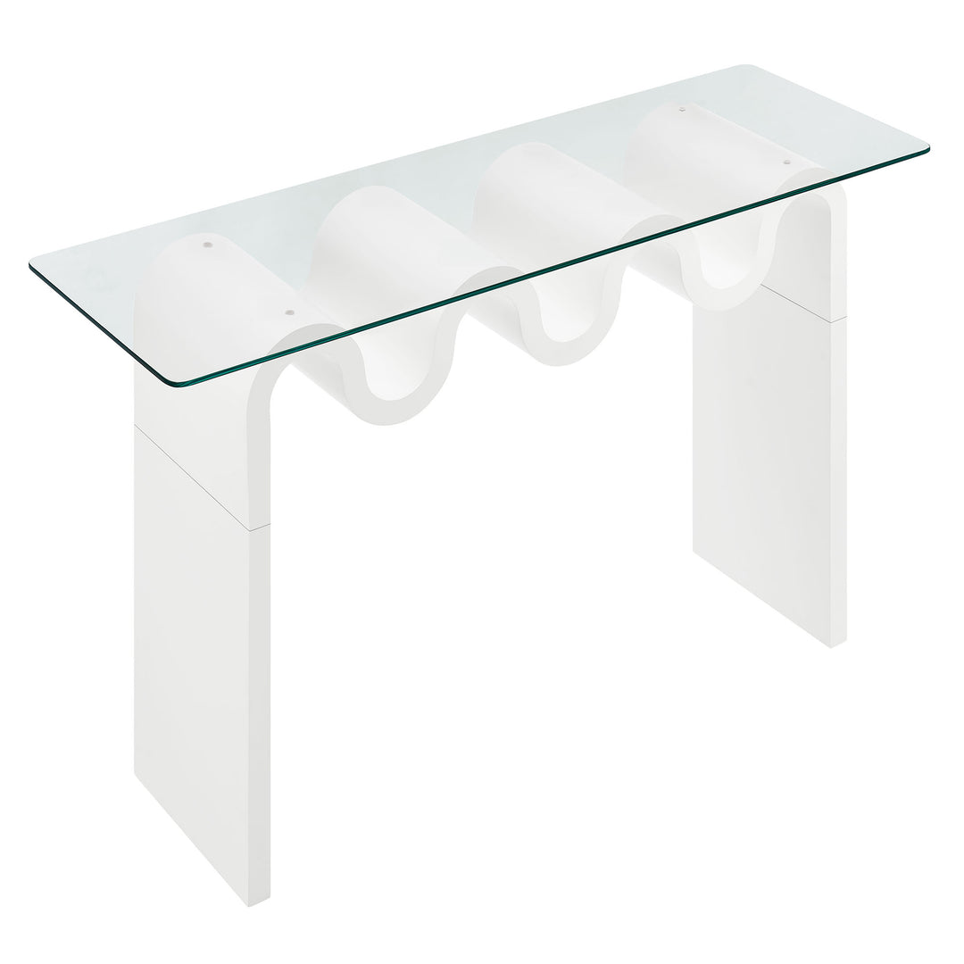 Odyssey Glass Top 50" Console Table