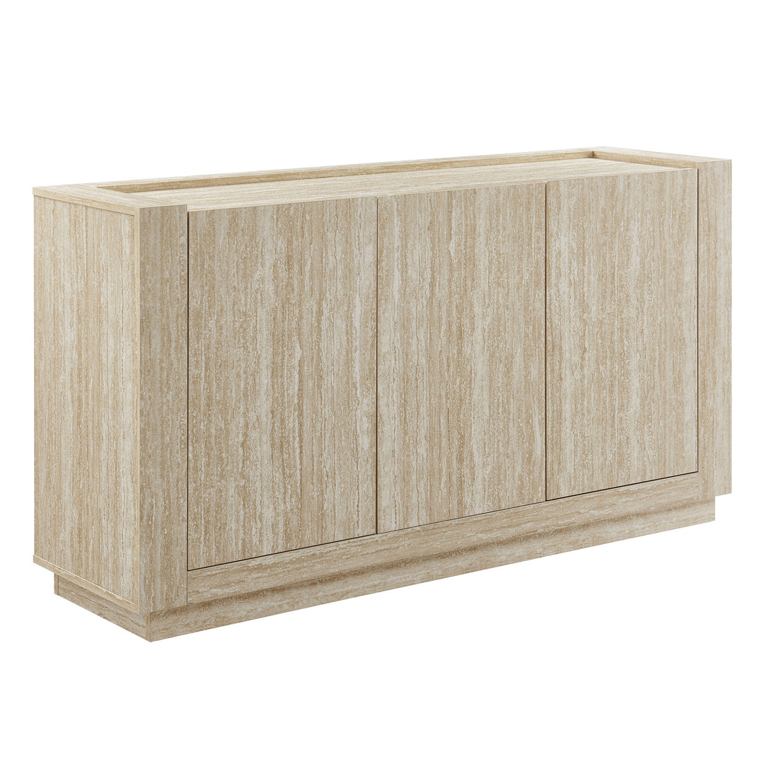 Haven 59" Travertine Sideboard