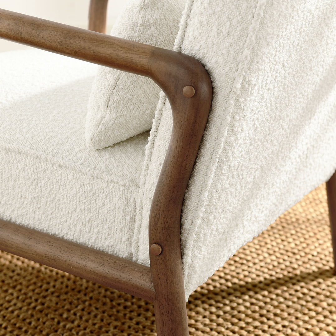 Chalet Boucle Upholstered Armchair