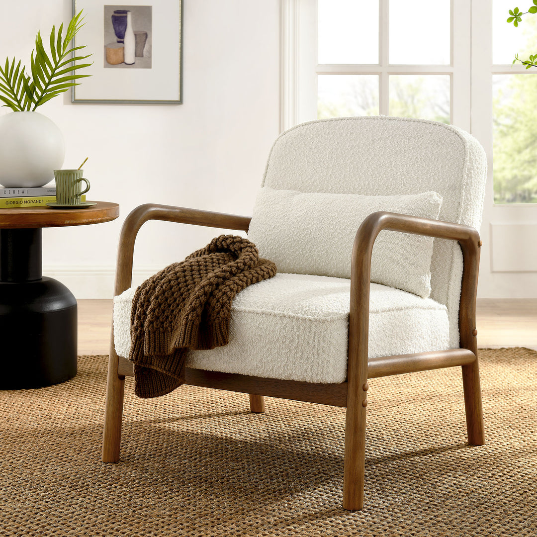 Chalet Boucle Upholstered Armchair