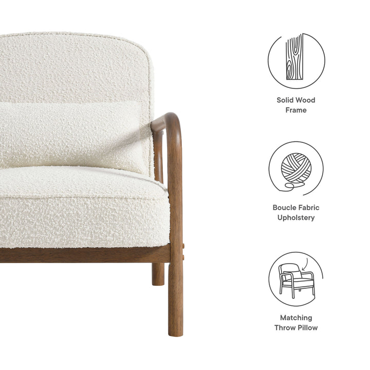 Chalet Boucle Upholstered Armchair