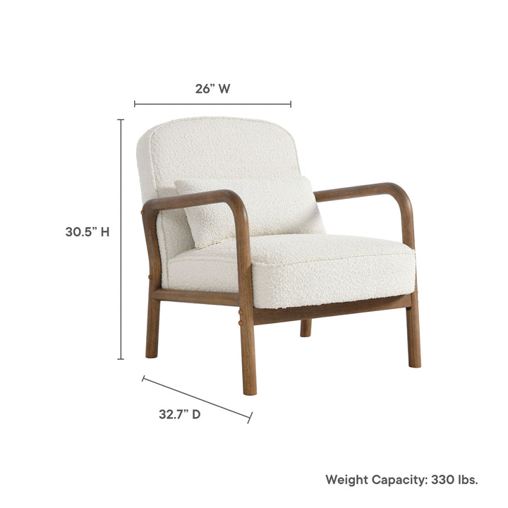 Chalet Boucle Upholstered Armchair