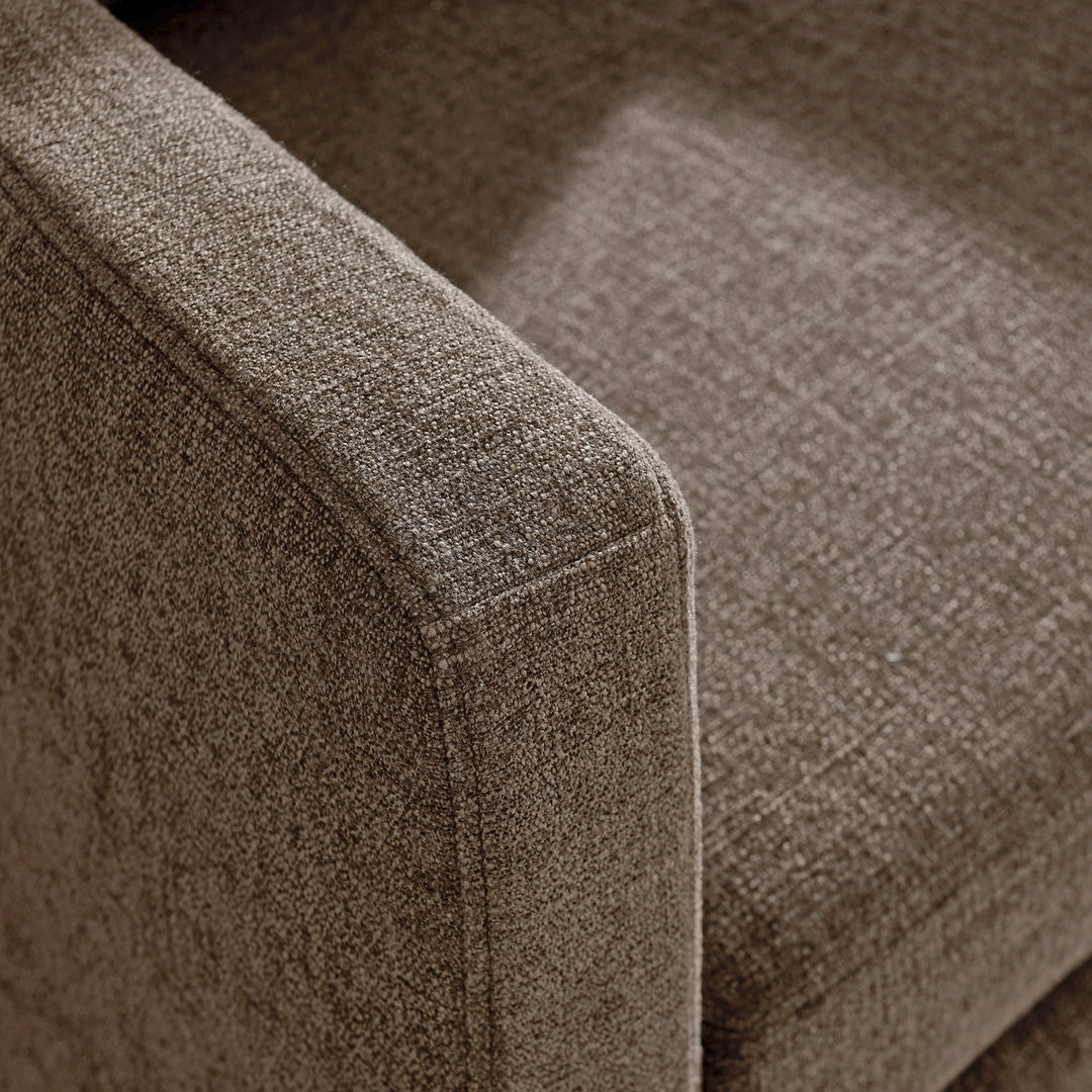 Sophisticated Linen Slipcovered Swivel Seat