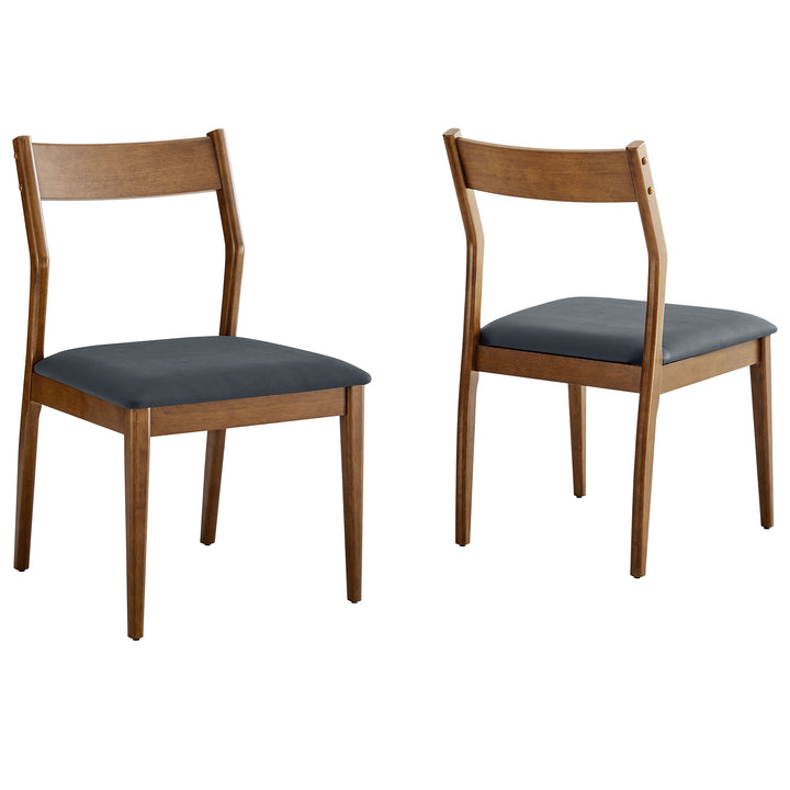 Sterling Synthetic Suede Seat Side Chairs Set of 2