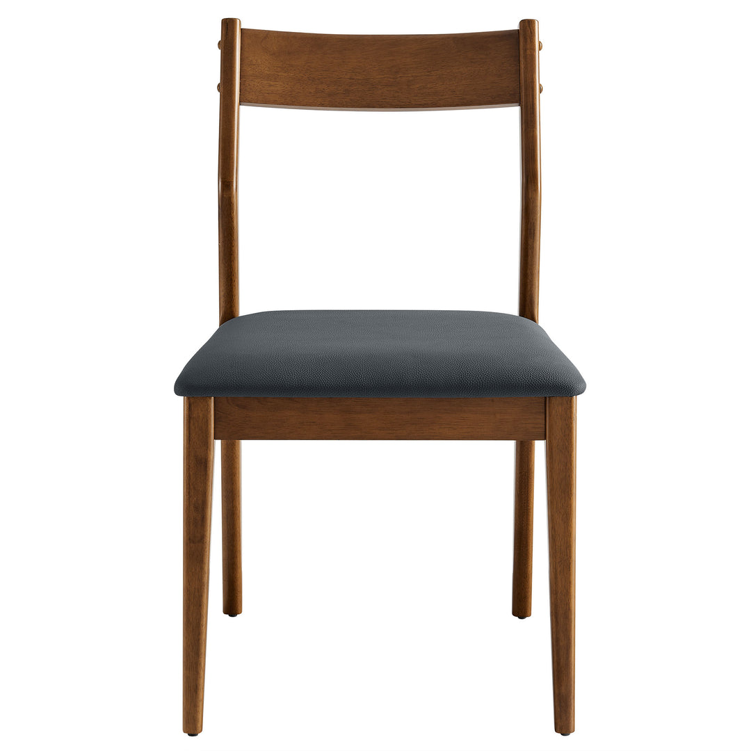 Sterling Synthetic Suede Seat Side Chairs Set of 2