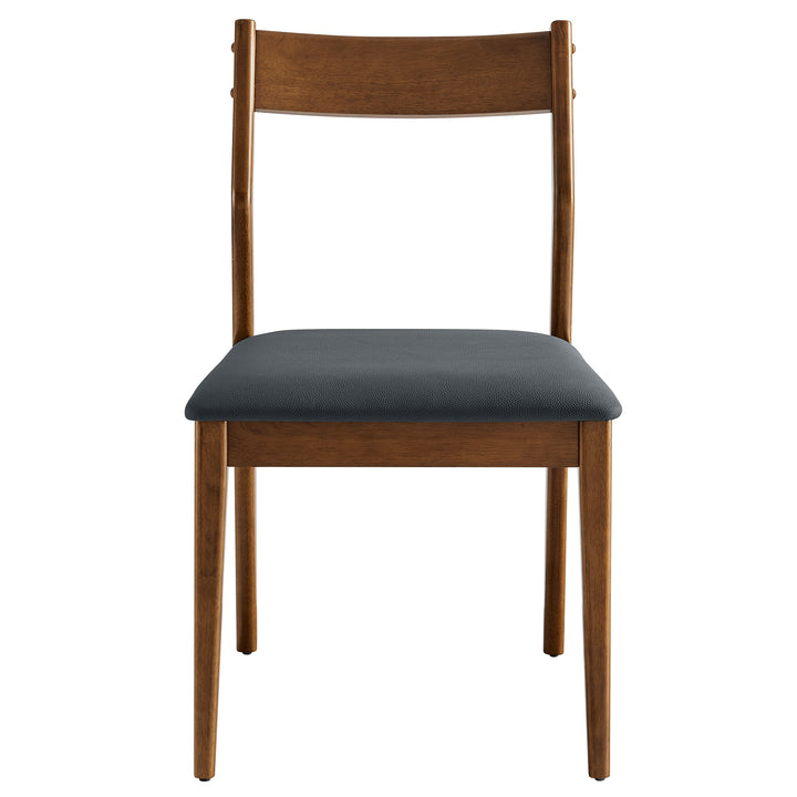 Sterling Synthetic Suede Seat Side Chairs Set of 2