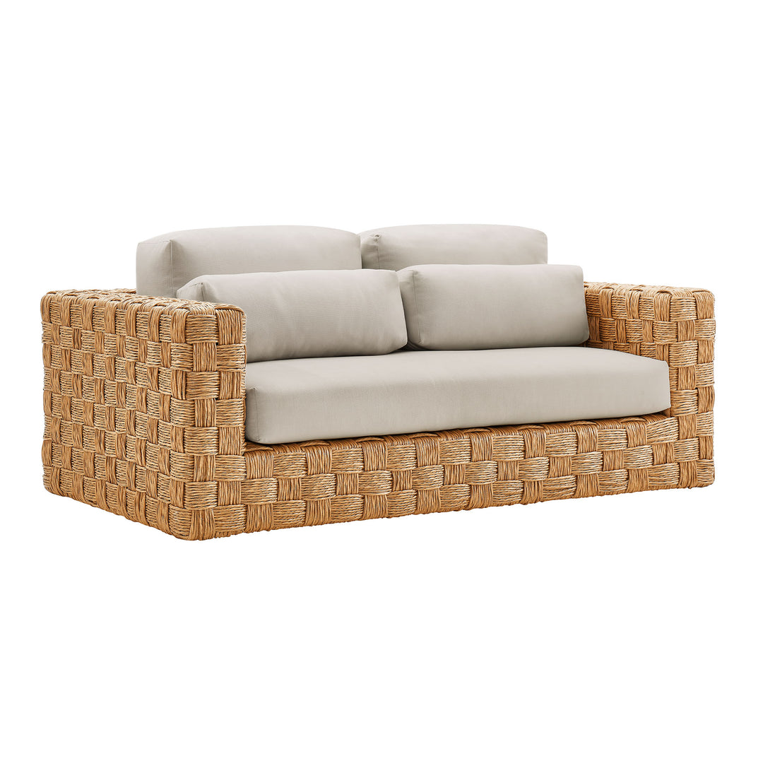 Tuscany Outdoor Patio Wicker Outdoor Patio Rattan Loveseat