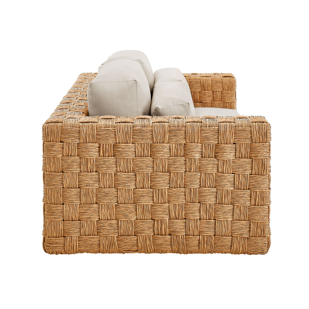 Tuscany Outdoor Patio Wicker Outdoor Patio Rattan Loveseat