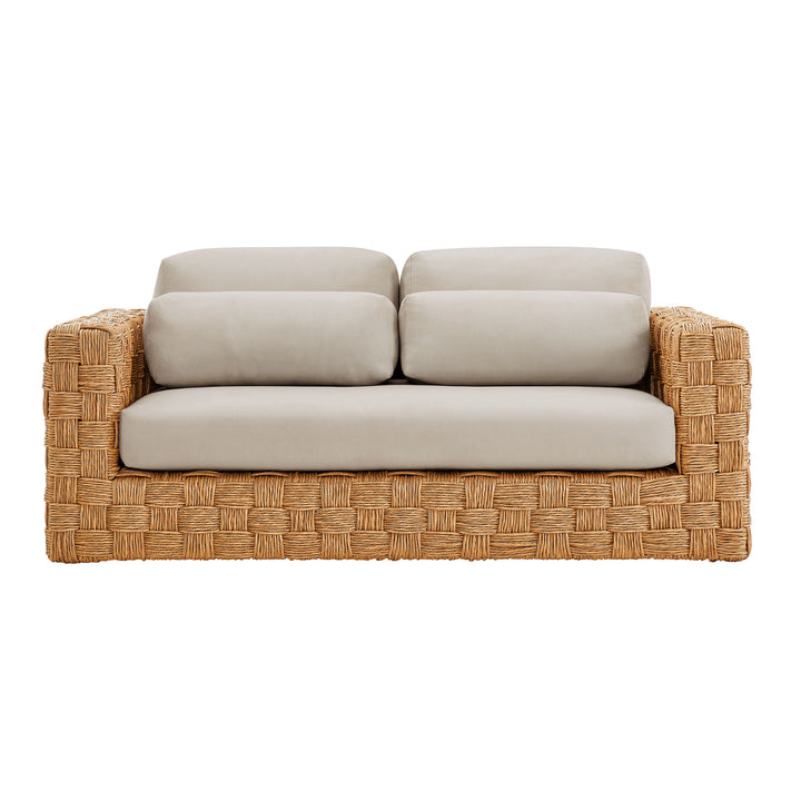 Tuscany Outdoor Patio Wicker Outdoor Patio Rattan Loveseat