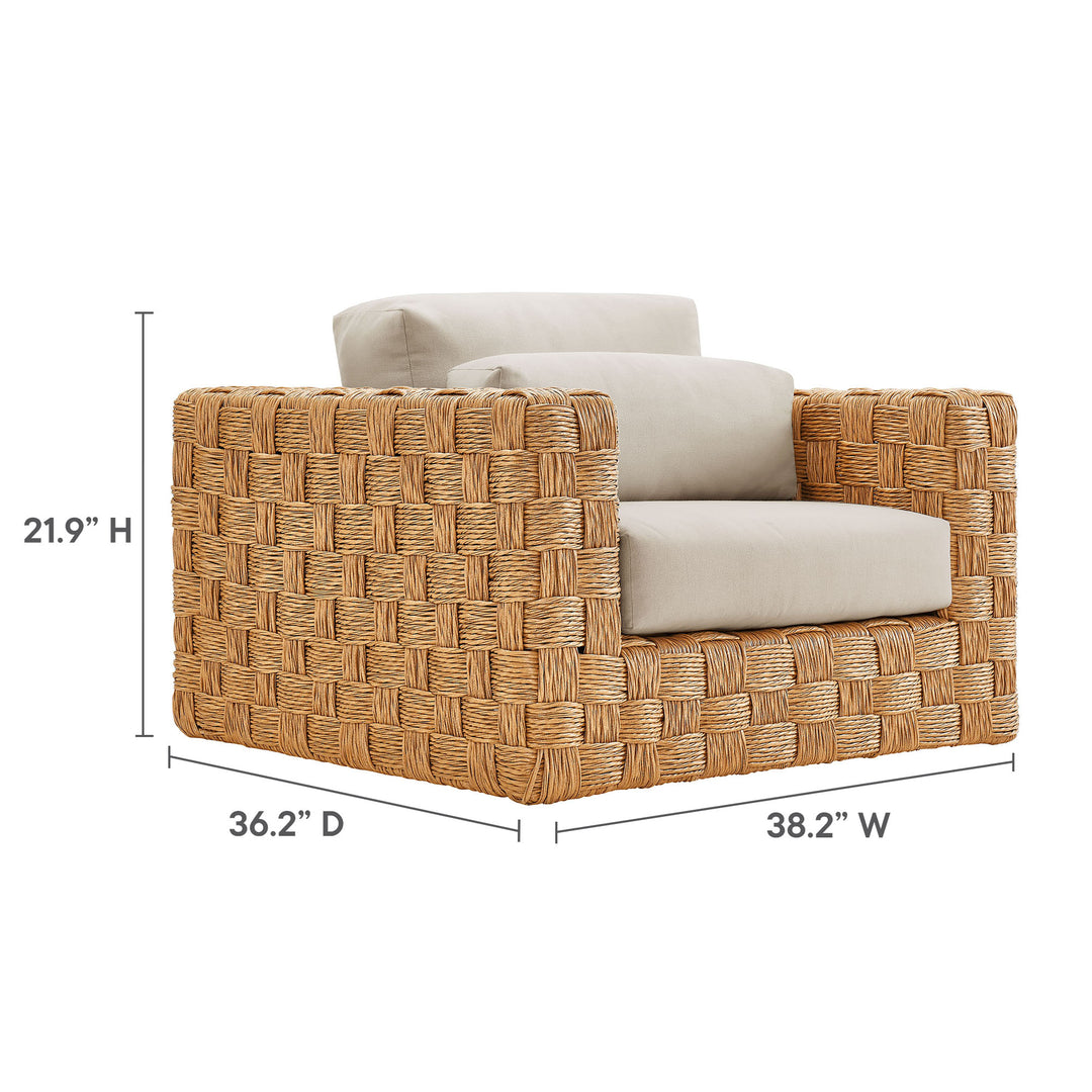 Terrace Oasis Wicker Outdoor Patio Rattan Armchair