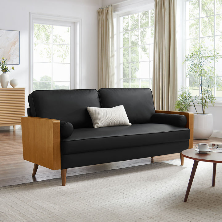 Kai Vegan Leather Couch