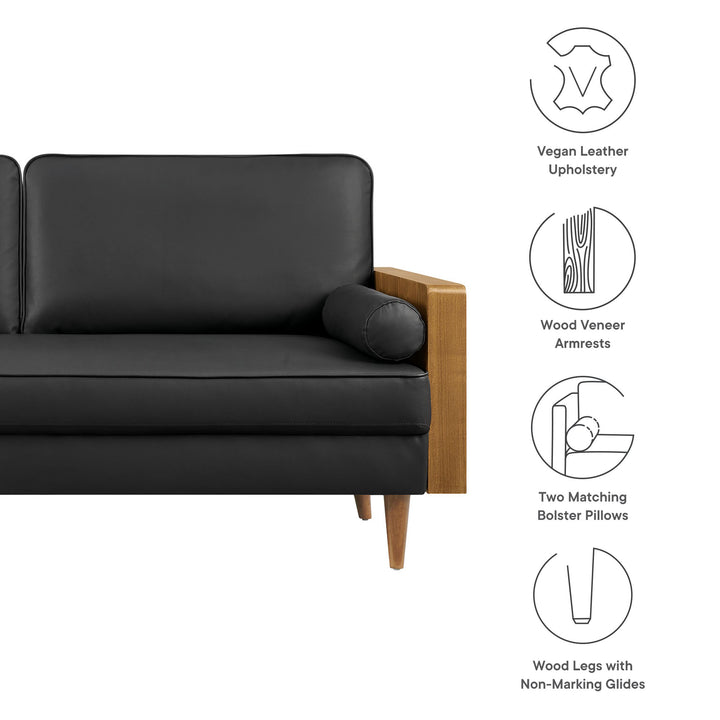 Kai Vegan Leather Couch