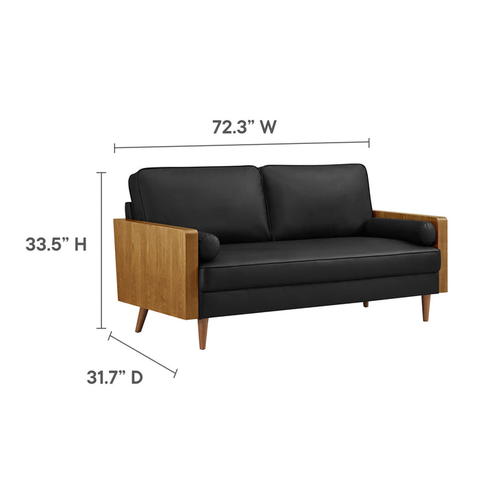 Kai Vegan Leather Couch