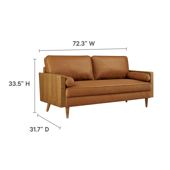 Kai Vegan Leather Couch