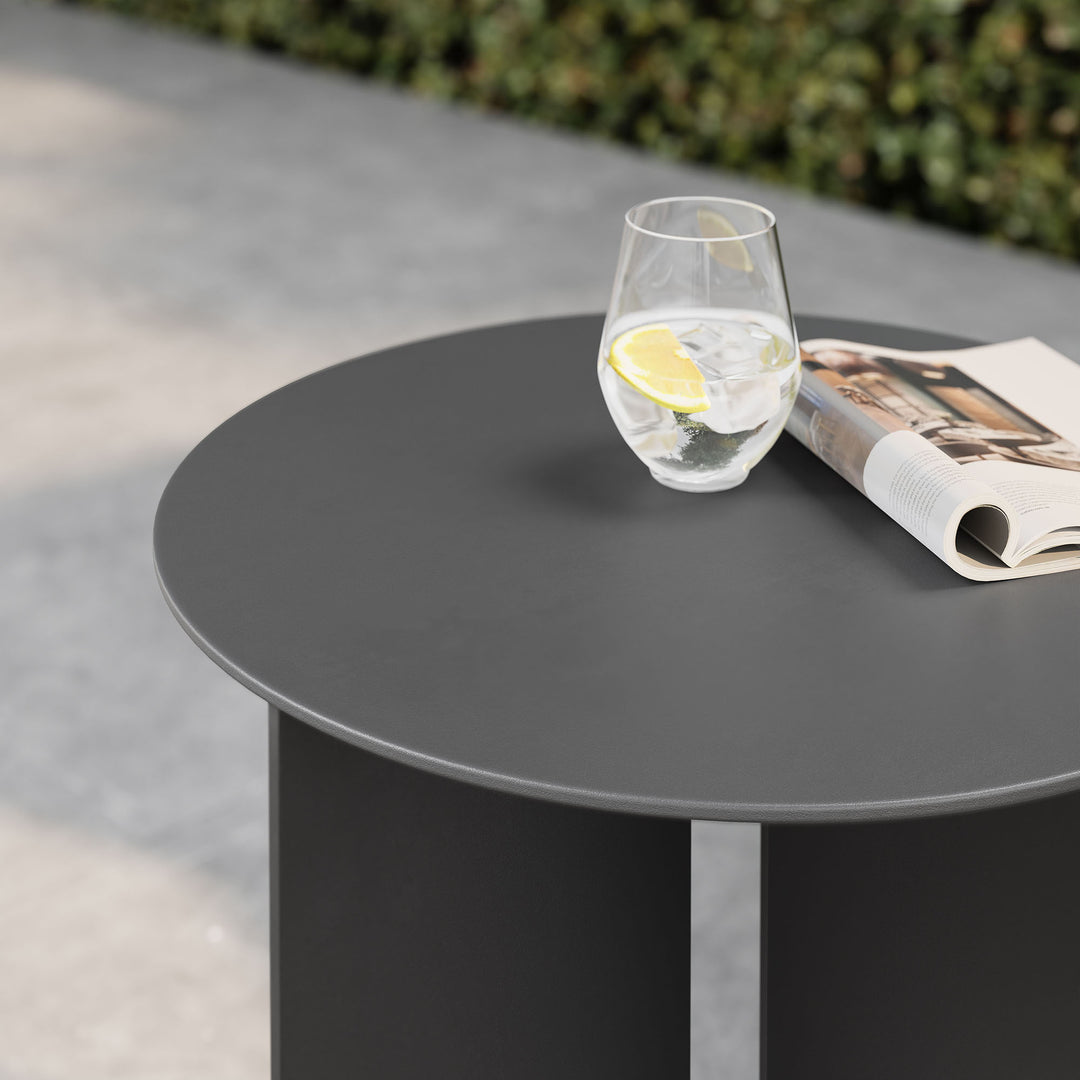 Tolaris Outdoor Patio Aluminum Side Table