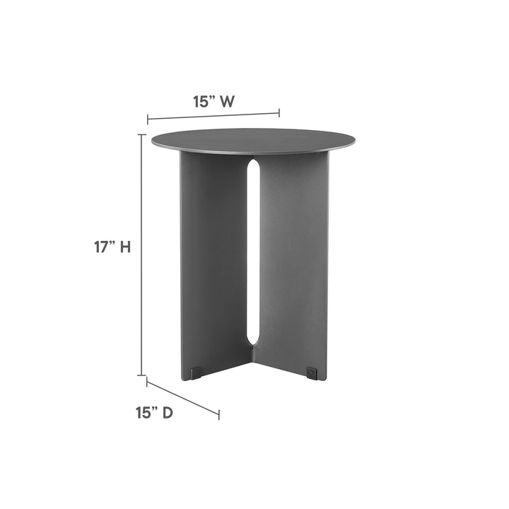 Tolaris Outdoor Patio Aluminum Side Table