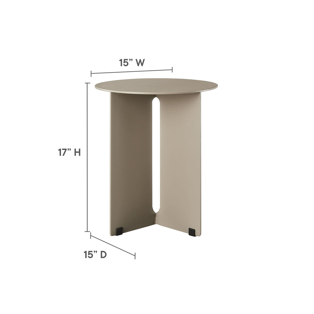 Tolaris Outdoor Patio Aluminum Side Table