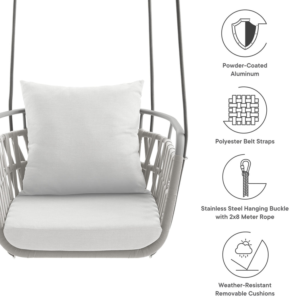 Kai Outdoor Patio Aluminum Swing Seat