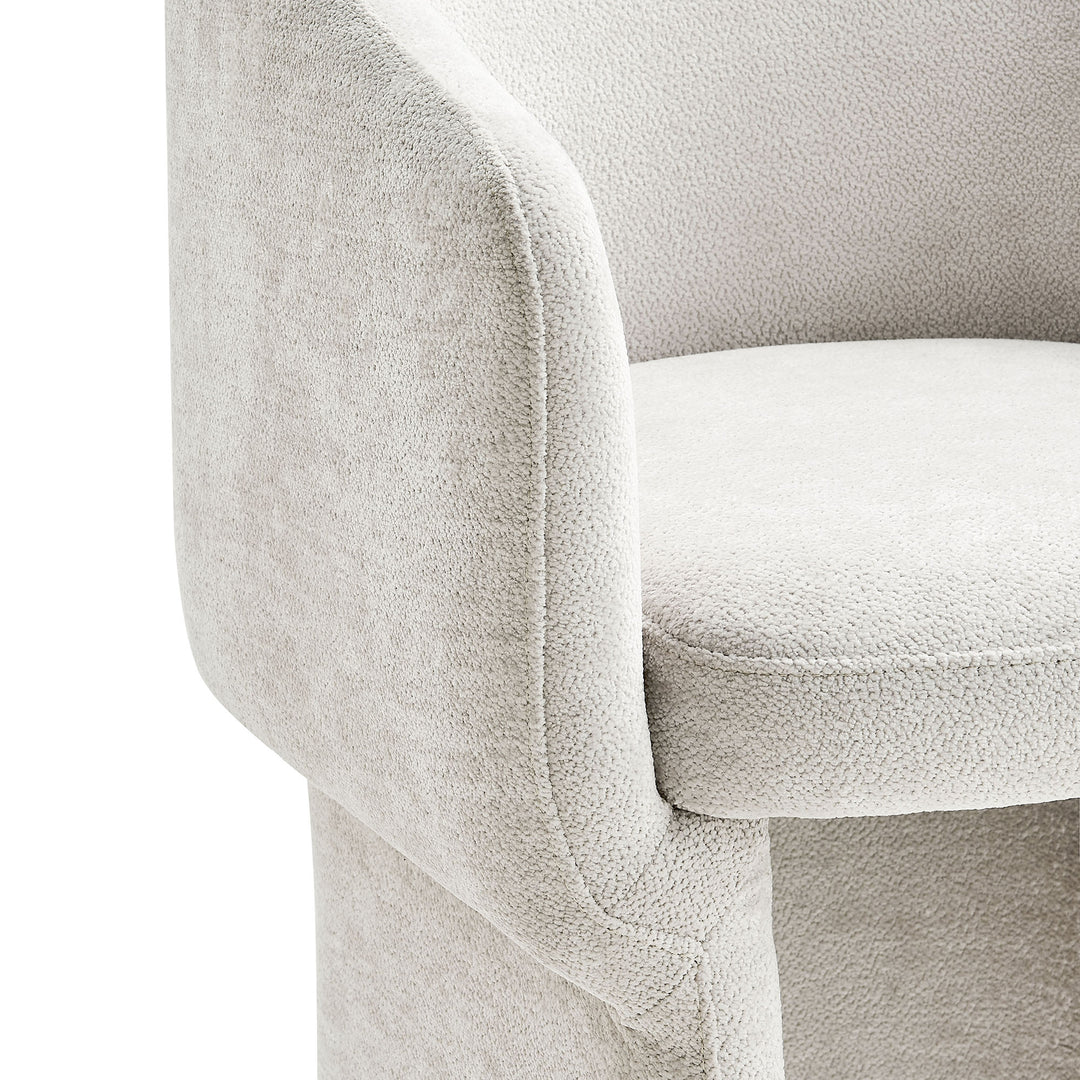 Vera Chenille Dining Armchair