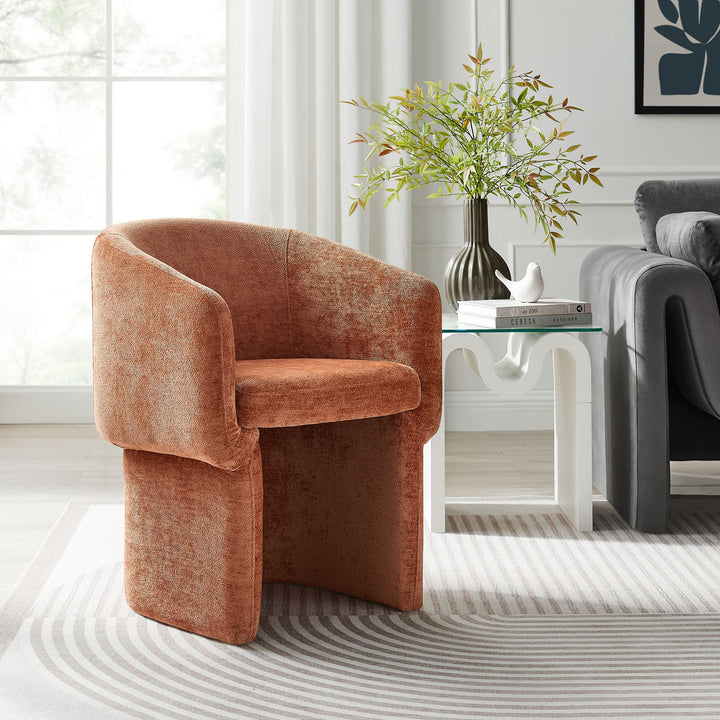 Vera Chenille Dining Armchair