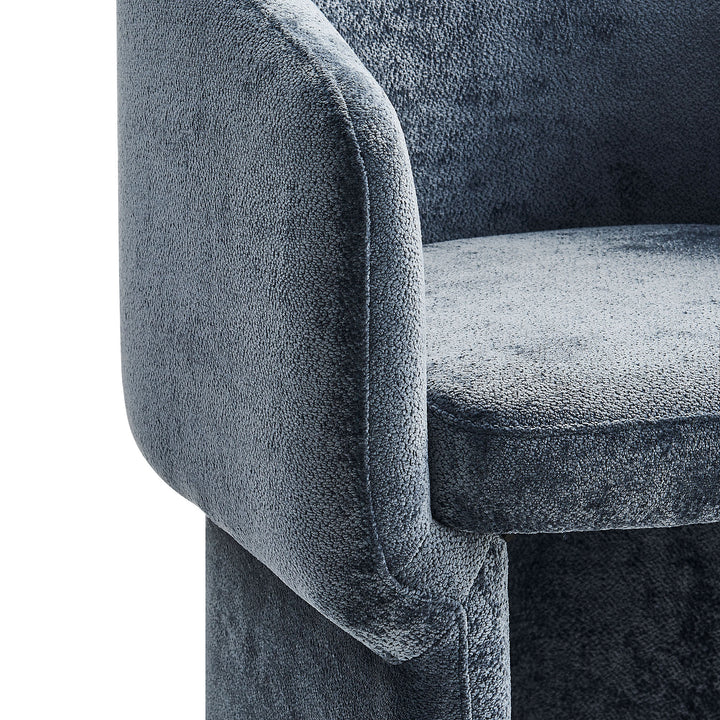 Vera Chenille Dining Armchair