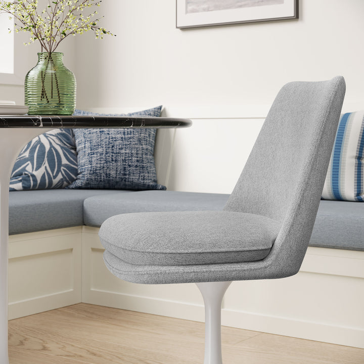 Lenora Upholstered Swivel Dining Chair