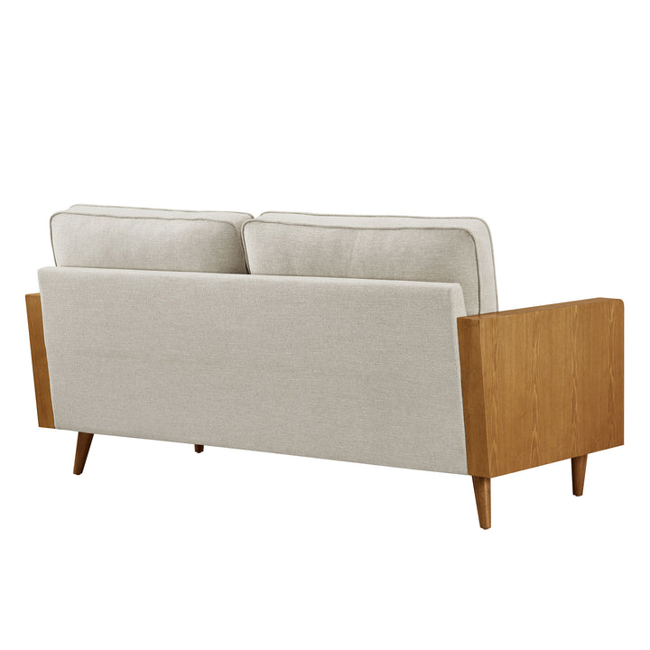 Keaton Heathered Fabric Upholstered Sofa