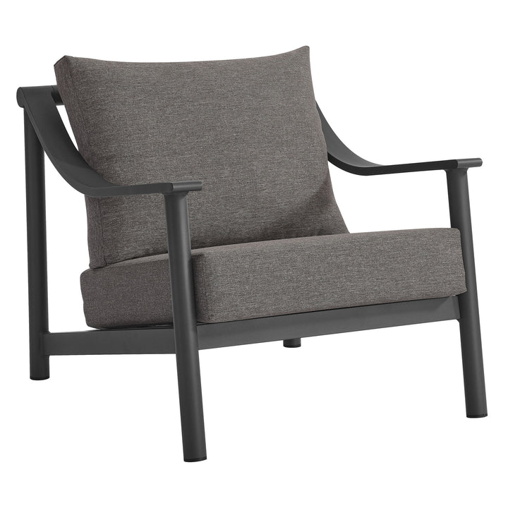 Terrace Exterior Porch Aluminum Accent Armchair