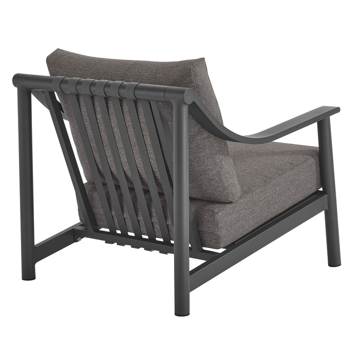 Terrace Exterior Porch Aluminum Accent Armchair