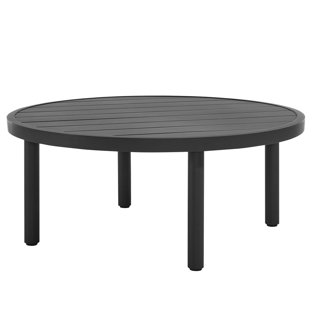 Terrace 35" Outdoor Patio Aluminum Round Conversation Table