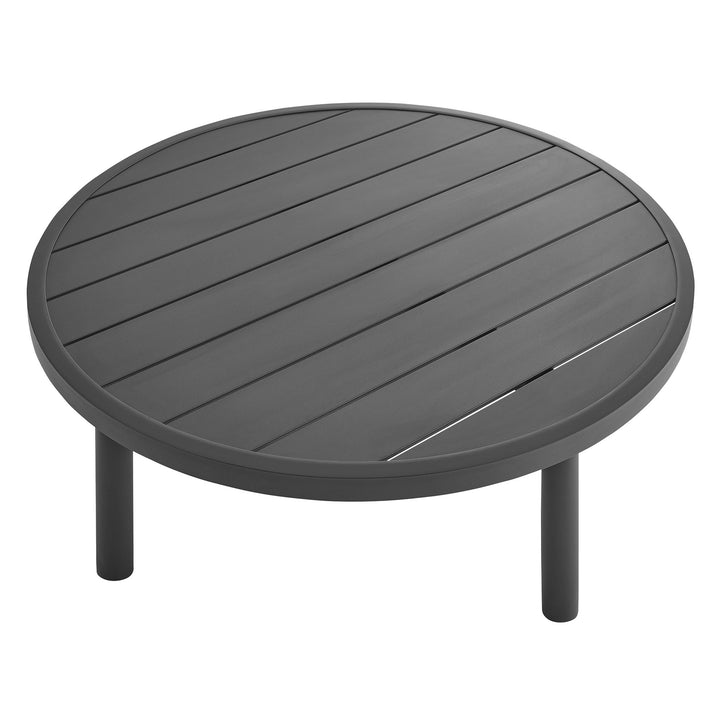 Terrace 35" Outdoor Patio Aluminum Round Conversation Table