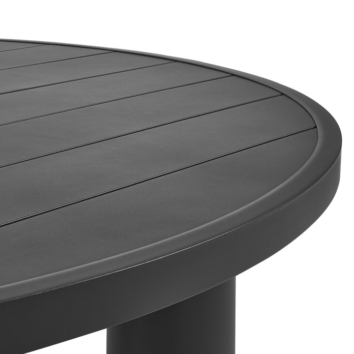 Neptune Outdoor Patio 60" Round Aluminum Dining Table