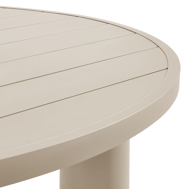 Neptune Outdoor Patio 60" Round Aluminum Dining Table