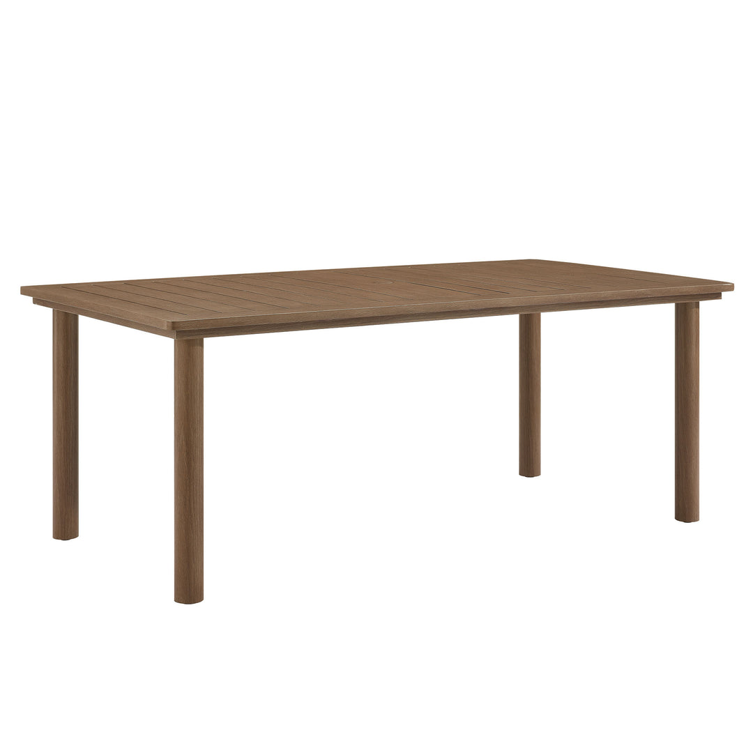 Palmetto 76" Outdoor Patio Aluminum Dining Table