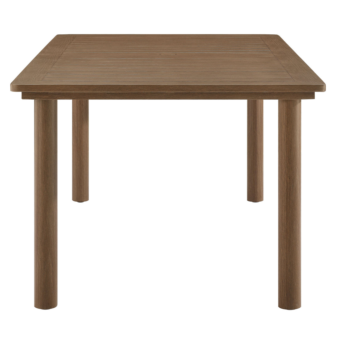 Palmetto 76" Outdoor Patio Aluminum Dining Table