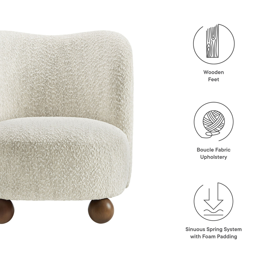 Marlowe Mohair Fabric Armchair