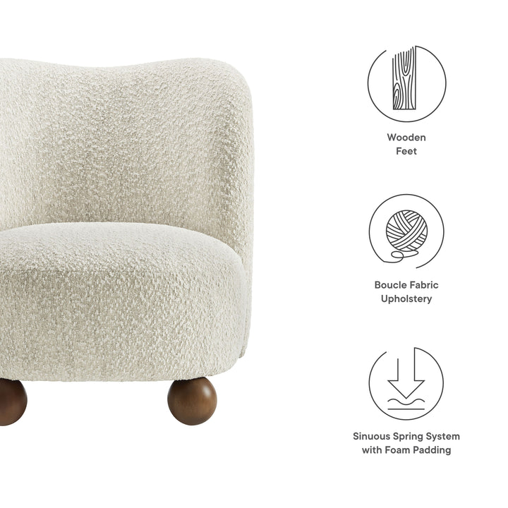 Marlowe Mohair Fabric Armchair