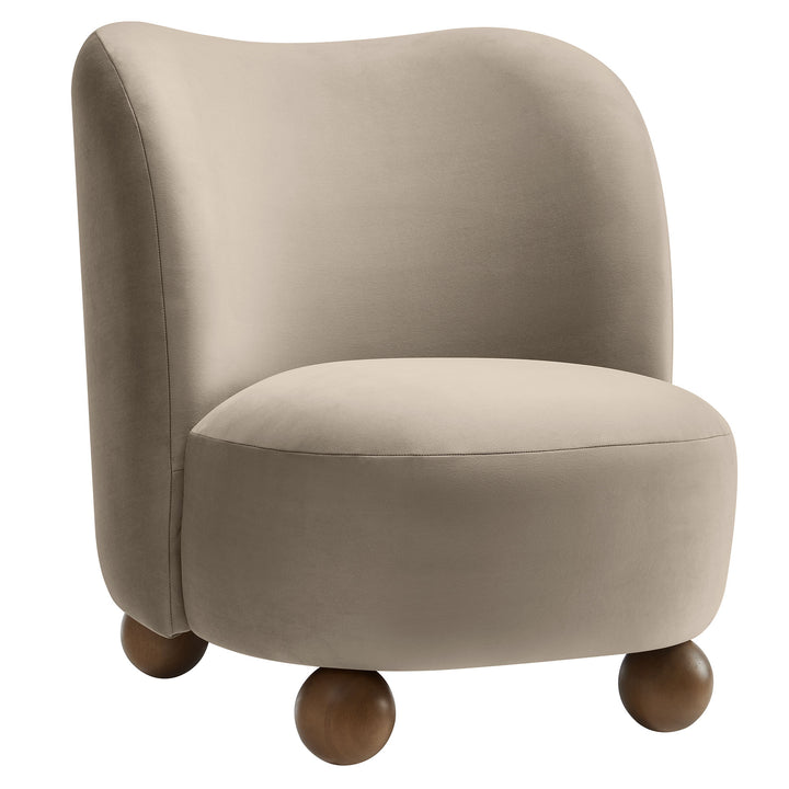 Marquis Plush Velvet Accent Chair