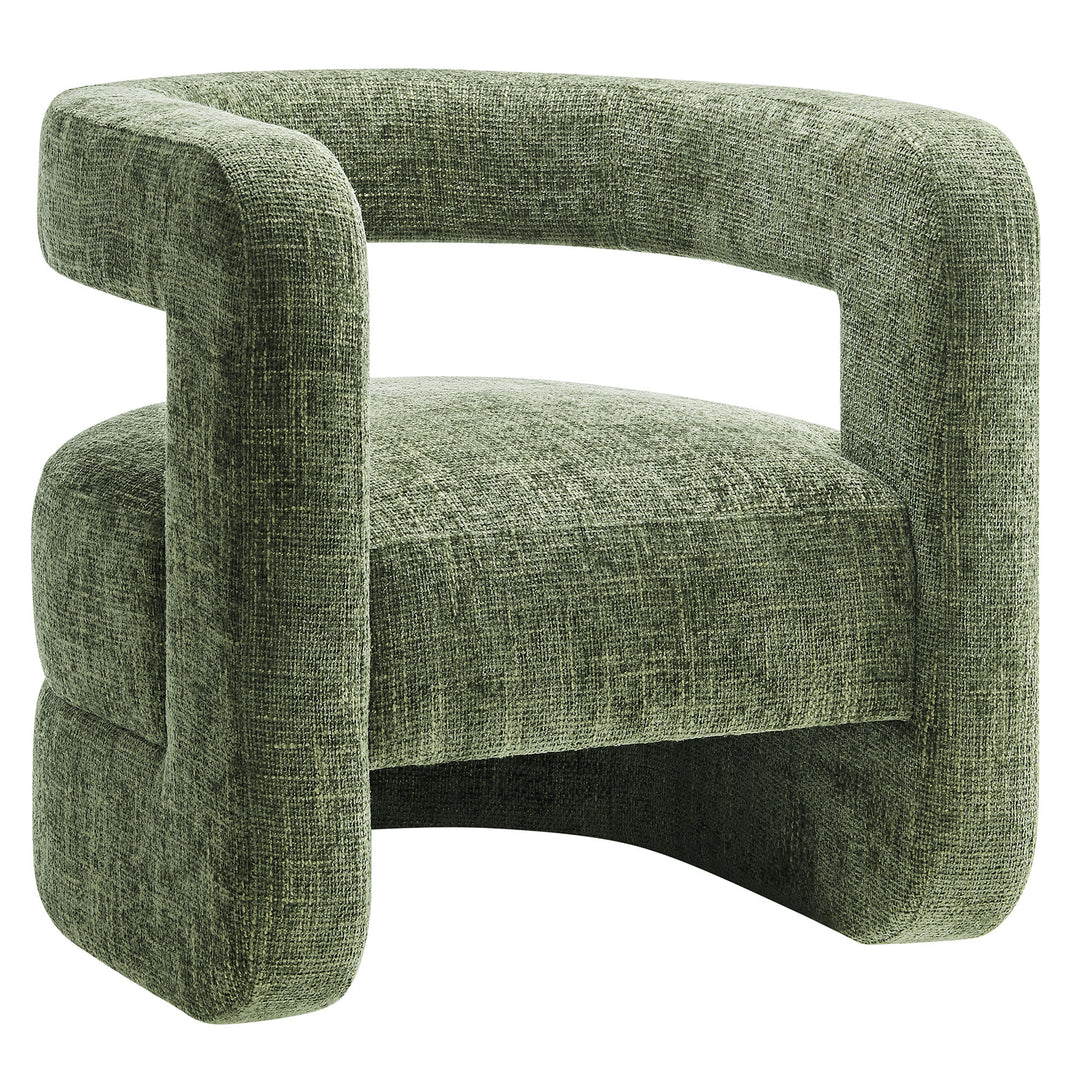 Jasmine Upholstered Chenille Accent Chair