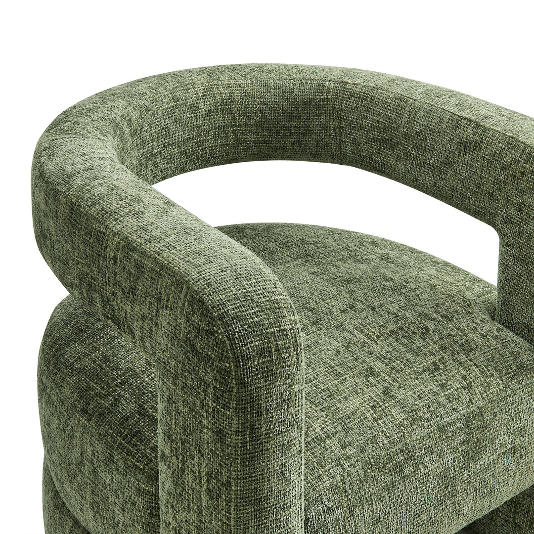 Jasmine Upholstered Chenille Accent Chair