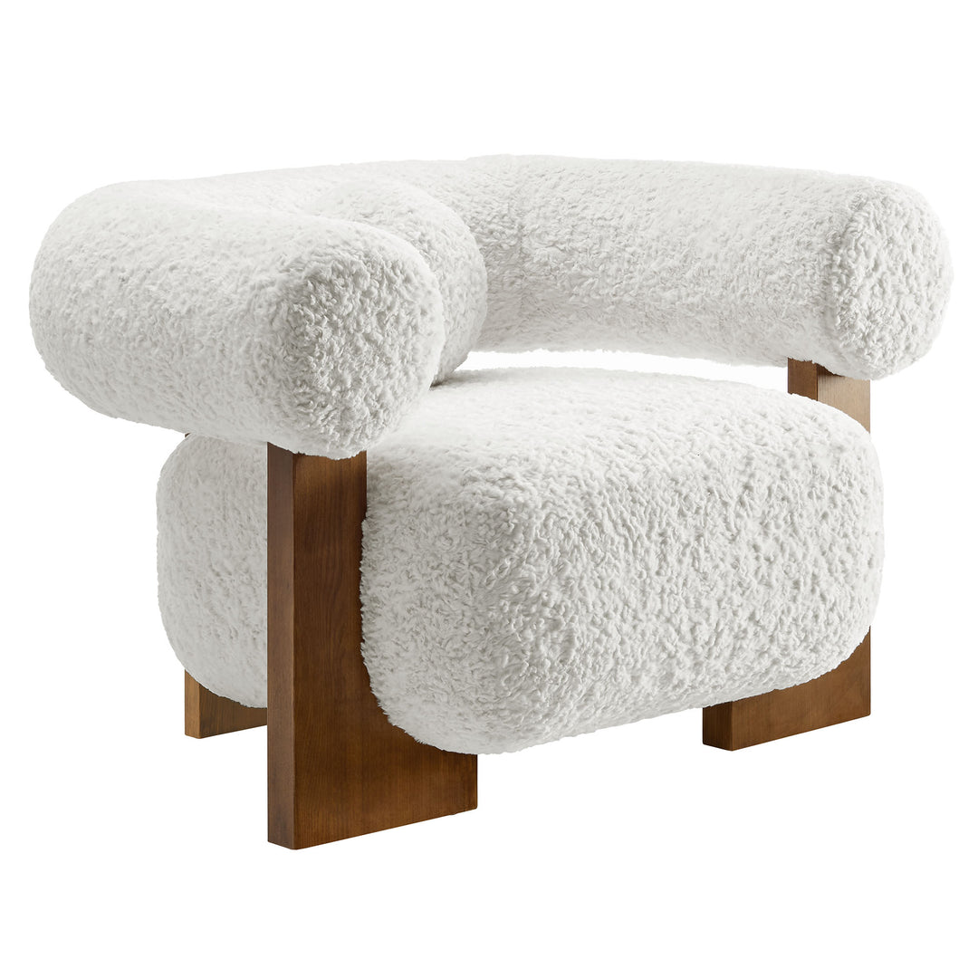 Jasmine Plush Pelted Chair