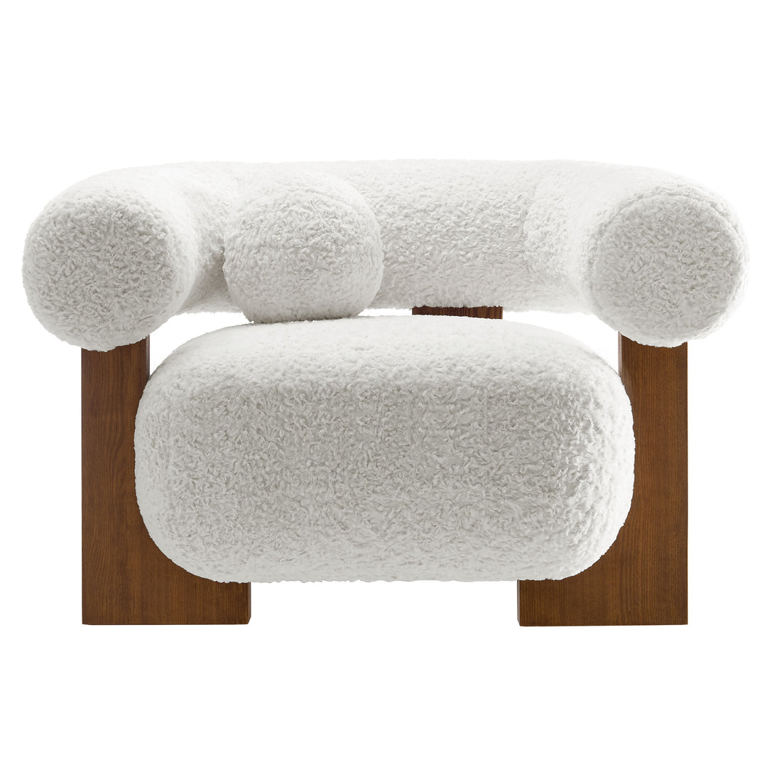 Jasmine Plush Pelted Chair