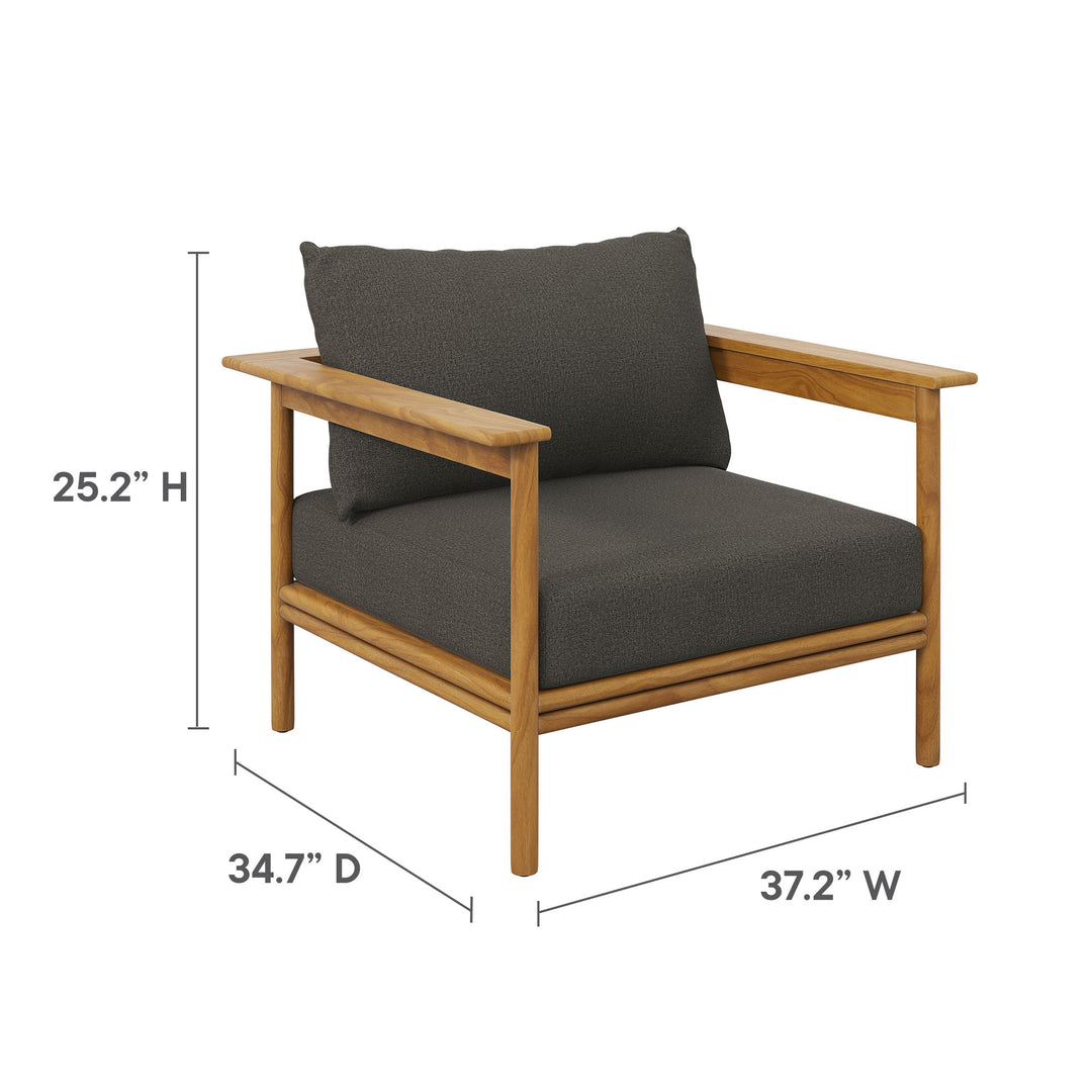 Windsor Outdoor Patio Teak Wood Armchair