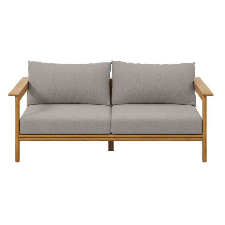 Willow Outdoor Patio Teak Wood Sofa