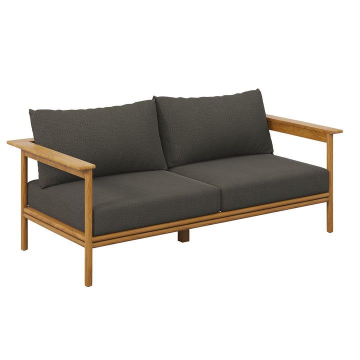 Willow Outdoor Patio Teak Wood Sofa